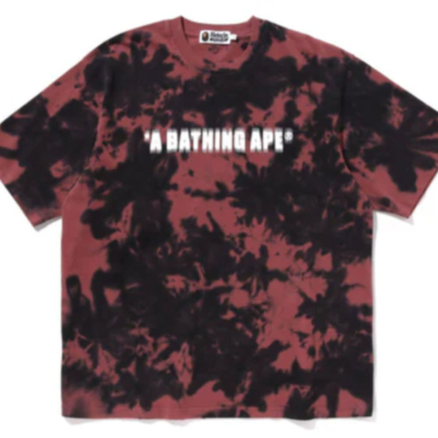 베이프 디스트로이드 블리치 로고 릴렉스 핏 티셔츠 3컬러 1L30109333