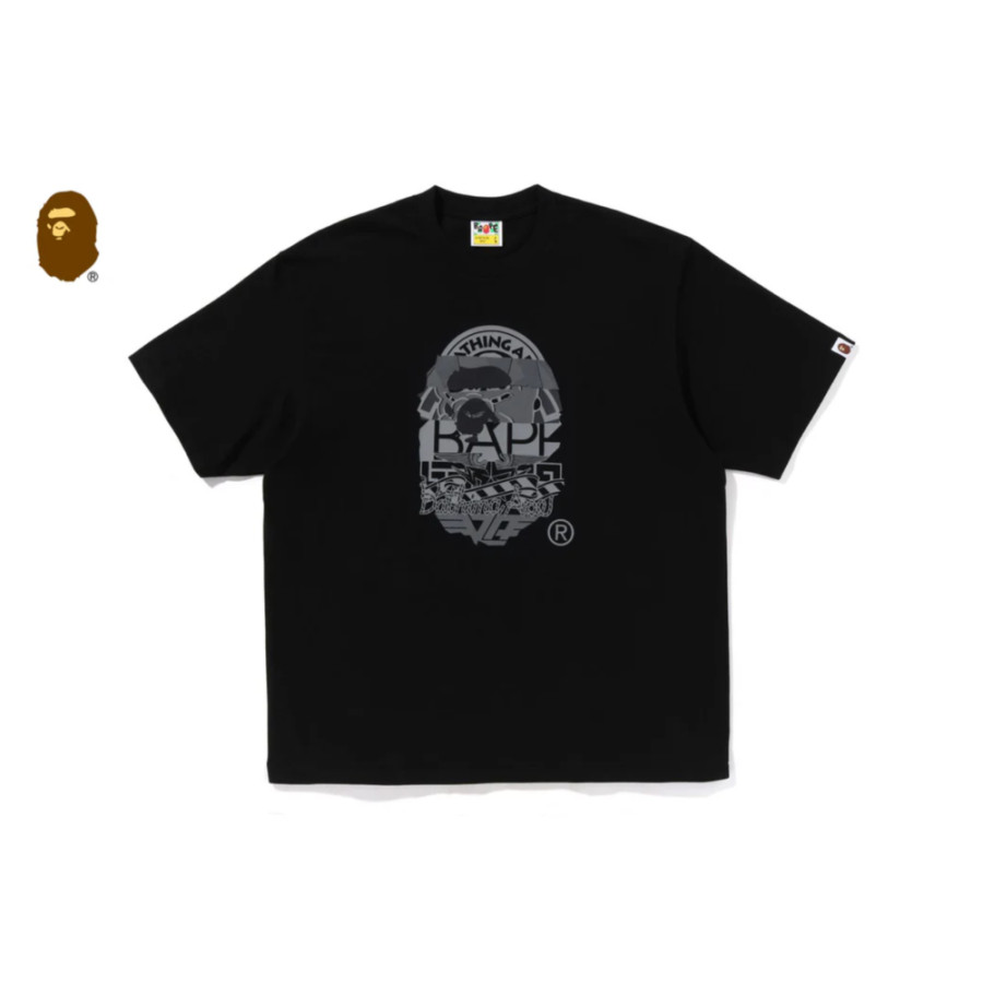 베이프 멀티 로고 에이프 헤드 릴렉스핏 반팔티 2컬러 1L30110332