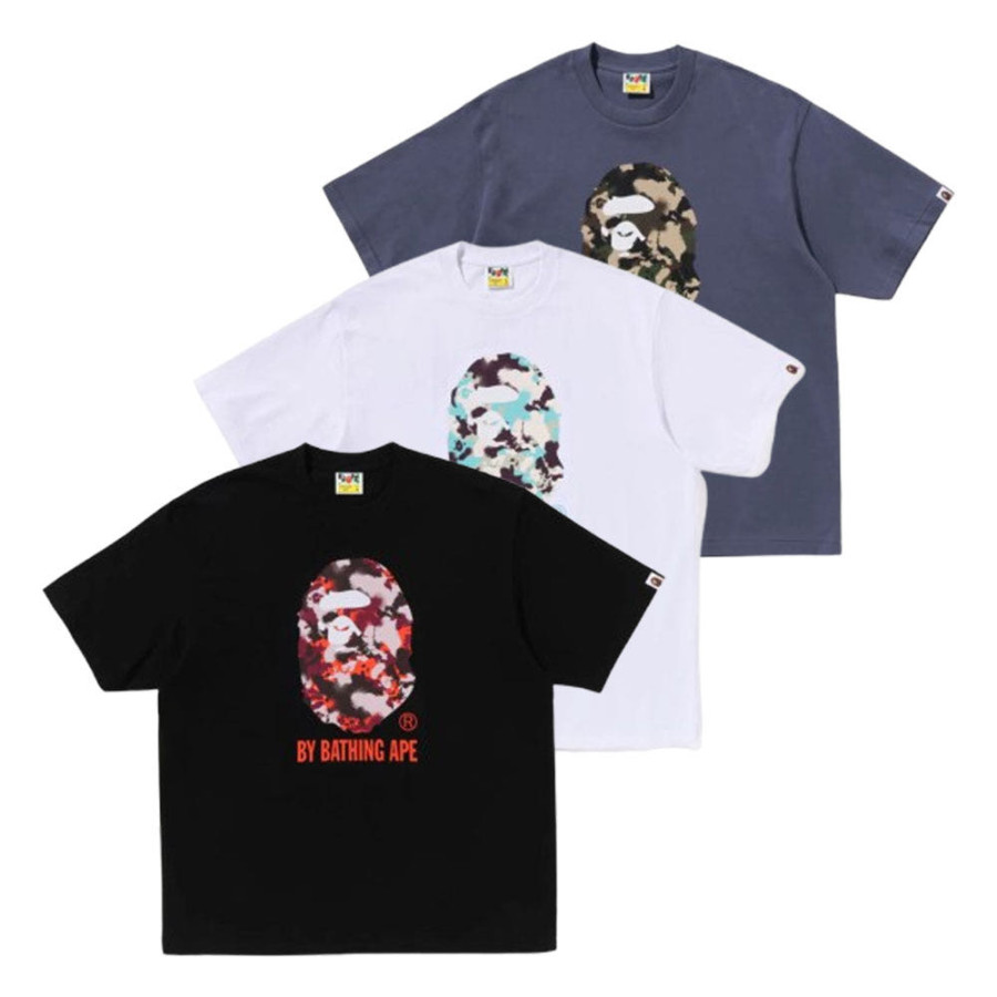 베이프 맵 카모 바이 베이씽 에이프 릴렉스 핏 반팔티 3컬러 1L30110342