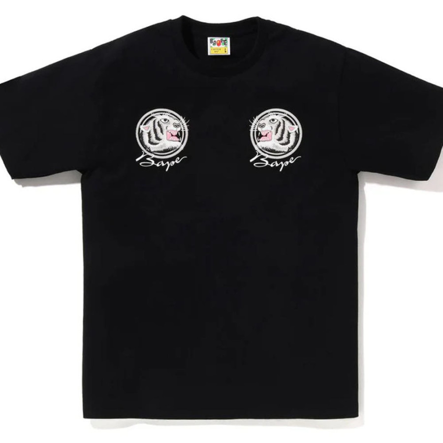 베이프 타이거 수베니어 기념 반팔 티셔츠 2컬러 1K72110138