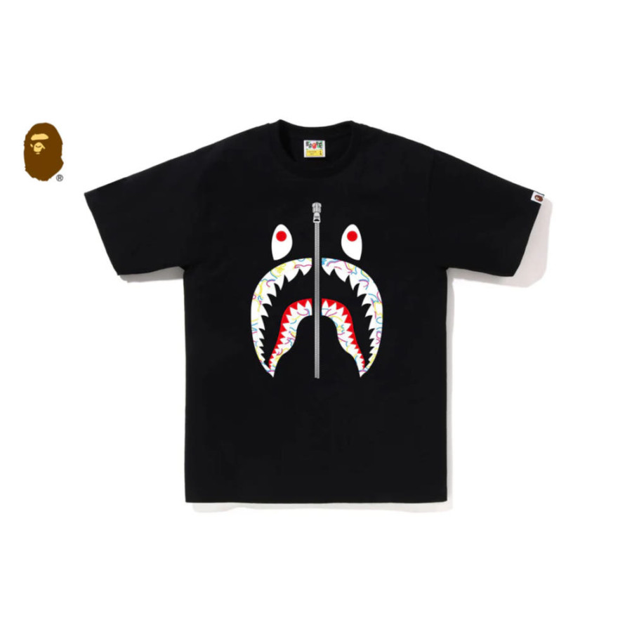 베이프 네온 카모 샤크 반팔티 3컬러 1L30110040