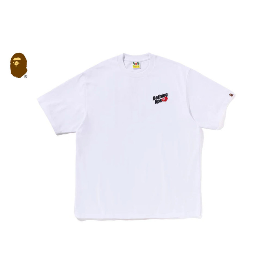 베이프 베이씽 에이프 로고 릴렉스 핏 반팔티 4컬러 1L30110302