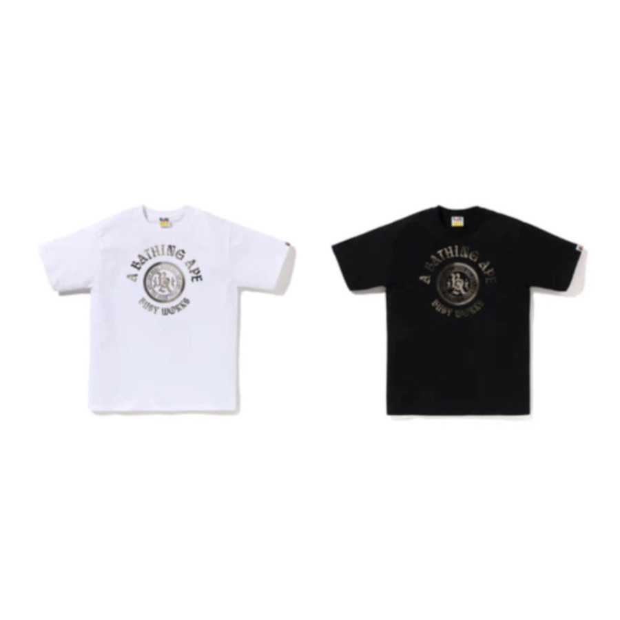 베이프 하이 톤 블리치 BA 엠블럼 반팔티 2컬러 1L30110047