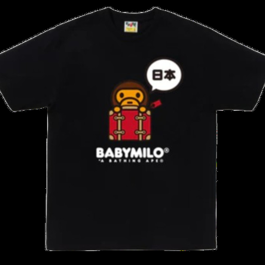 베이프 재팬 베이비 마일로 반팔티 2컬러 2L22110005