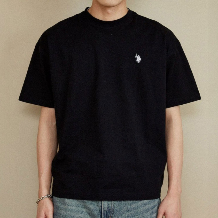 퍼블럭스 U.S. POLO ASSN. 유에스폴로에센 별주 원포인트 자수 크루넥 반팔 티셔츠 7컬러 3127291600013