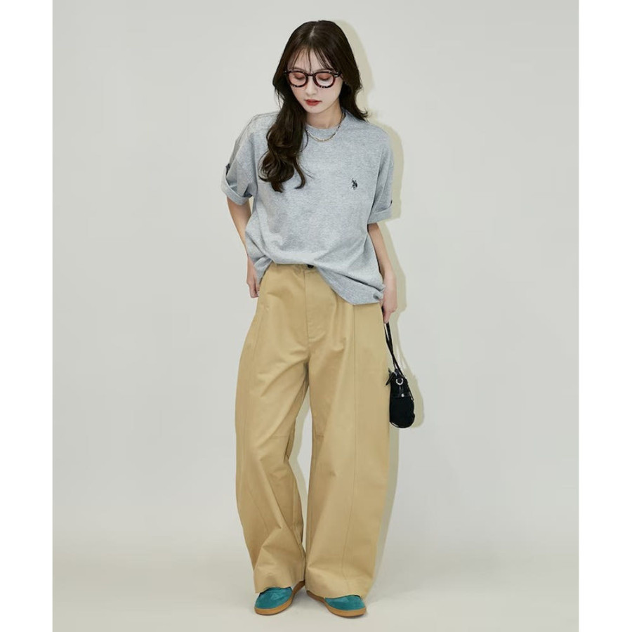 퍼블럭스 U.S. POLO ASSN. 유에스폴로에센 별주 원포인트 자수 크루넥 반팔 티셔츠 7컬러 3127291600013