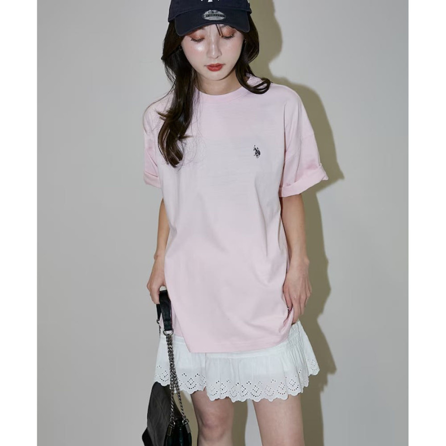 퍼블럭스 U.S. POLO ASSN. 유에스폴로에센 별주 원포인트 자수 크루넥 반팔 티셔츠 7컬러 3127291600013