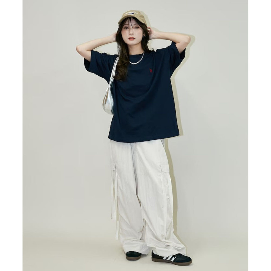 퍼블럭스 U.S. POLO ASSN. 유에스폴로에센 별주 원포인트 자수 크루넥 반팔 티셔츠 7컬러 3127291600013