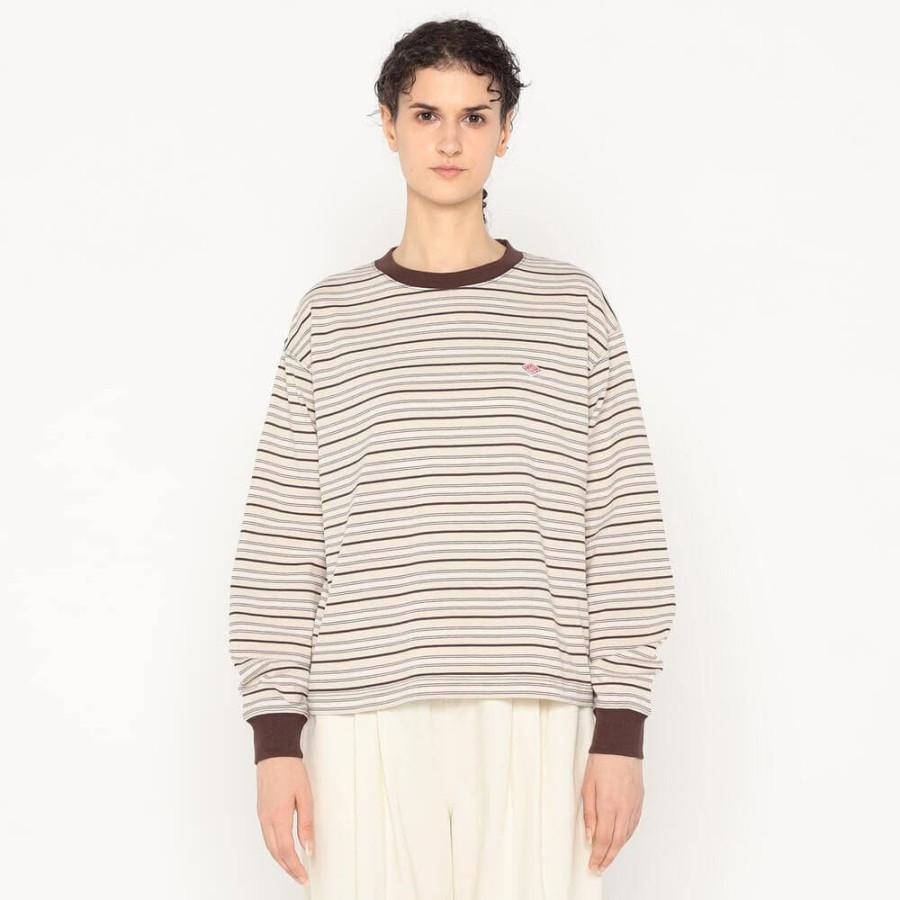 단톤 여성 롱슬리브 티셔츠 스트라이프 7컬러 DT-C0269 TCB-ST DNB261L103-0008