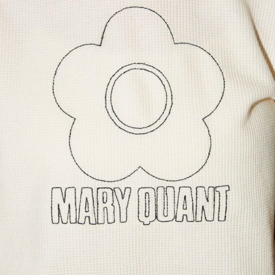 퍼블럭스XMARY QUANT 자수 와플 티셔츠 3컬러 3223375300007