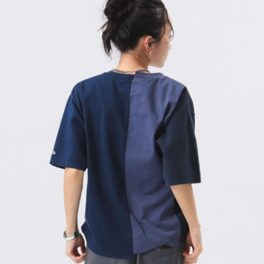 빔즈 노스페이스 퍼플라벨 25SS 비대칭 로고 티셔츠 3컬러 13-04-0310-594