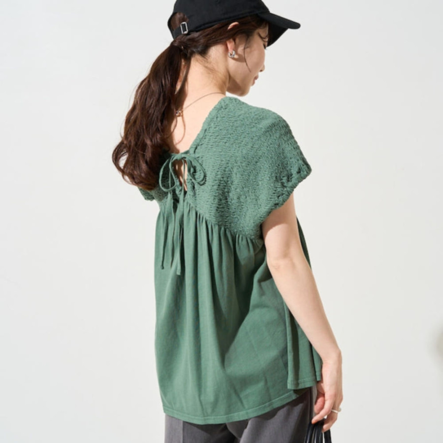 프릭스스토어 피그먼트 가공 셔링 브이넥 티셔츠 6컬러 1323248901616