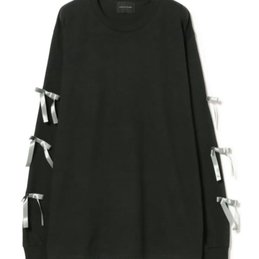 빔즈 CAROLINA GLASER 리본 롱 슬리프 티셔츠 2컬러 62-14-0032-438