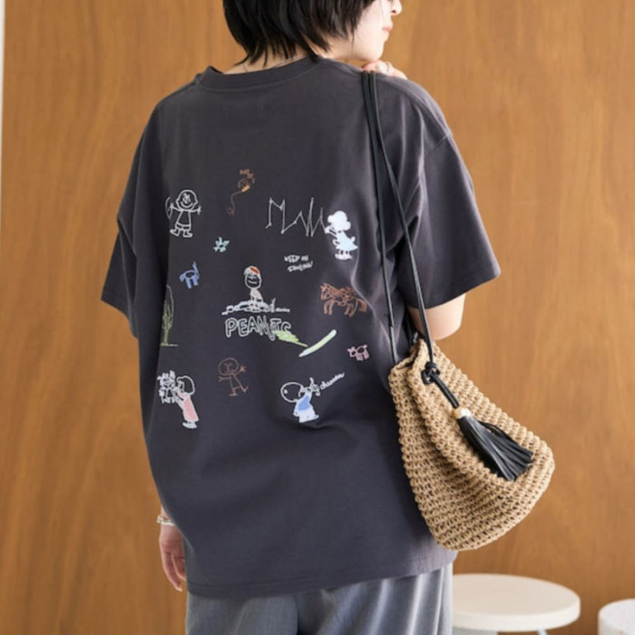 프릭스스토어 별주 피넛 백 자수 반소매 티셔츠 5컬러 1323248901647