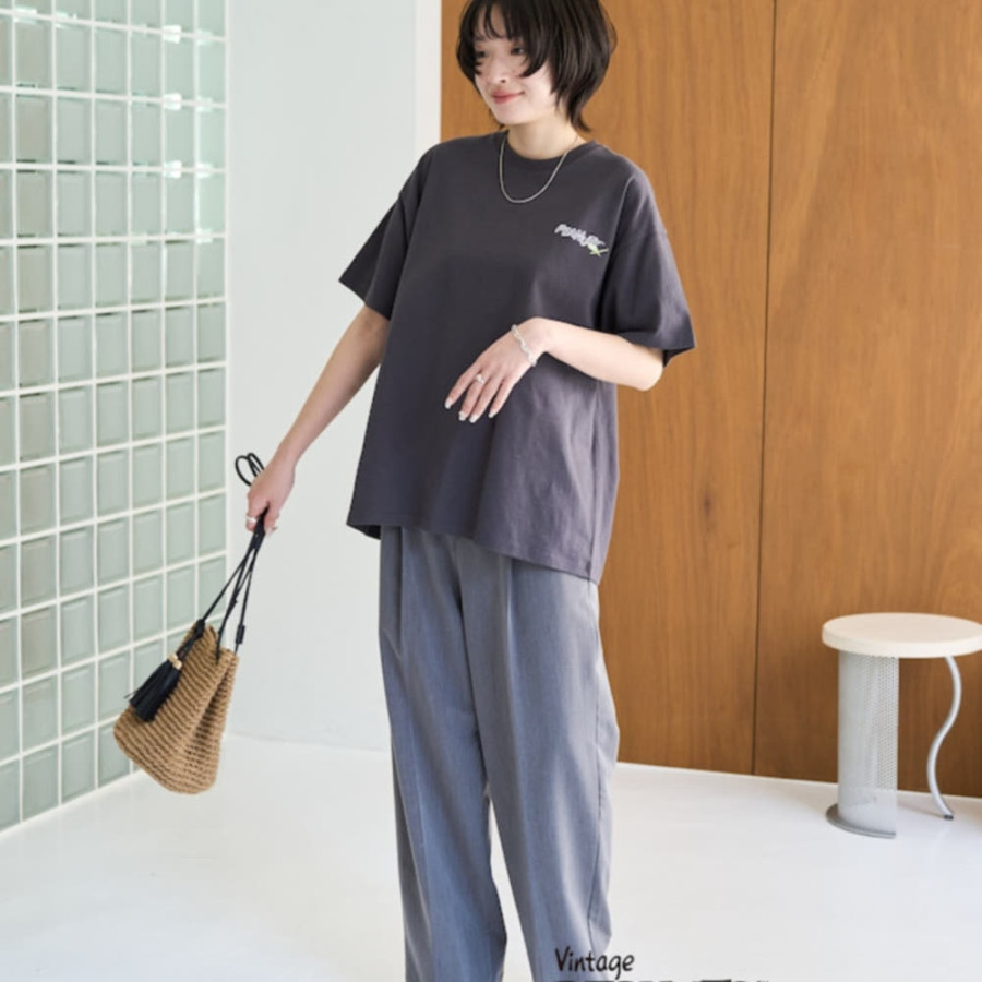 프릭스스토어 별주 피넛 백 자수 반소매 티셔츠 5컬러 1323248901647