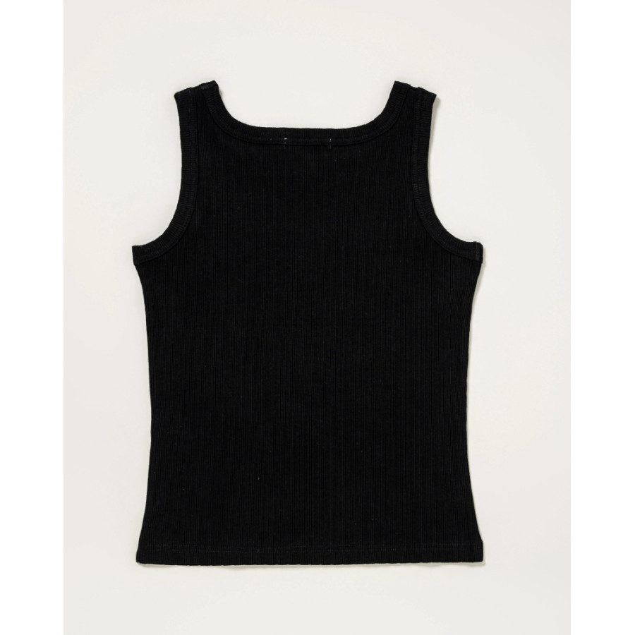 U.S. POLO ASSN. 유에스폴로에센 리브 탱크탑 더블홀스맨 자수 2컬러 PLL52242