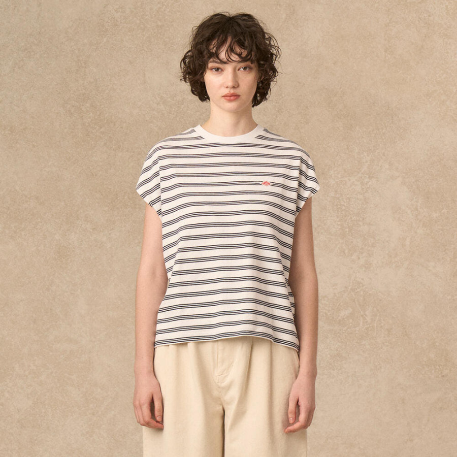 단톤 여성 코튼 저지 돌먼 민소매 플레인 티셔츠 7컬러 DT-C0403 FLC DNB251L103-0010