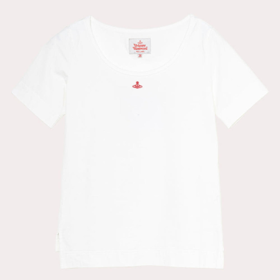 비비안웨스트우드 코튼 베이직 라운드넥 티셔츠 4컬러 1612351023