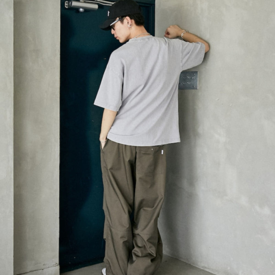 퍼블럭스 U.S. POLO ASSN. 유에스폴로에센 별주 원포인트 자수 로고 피그먼트 티셔츠 4컬러 3127291600008