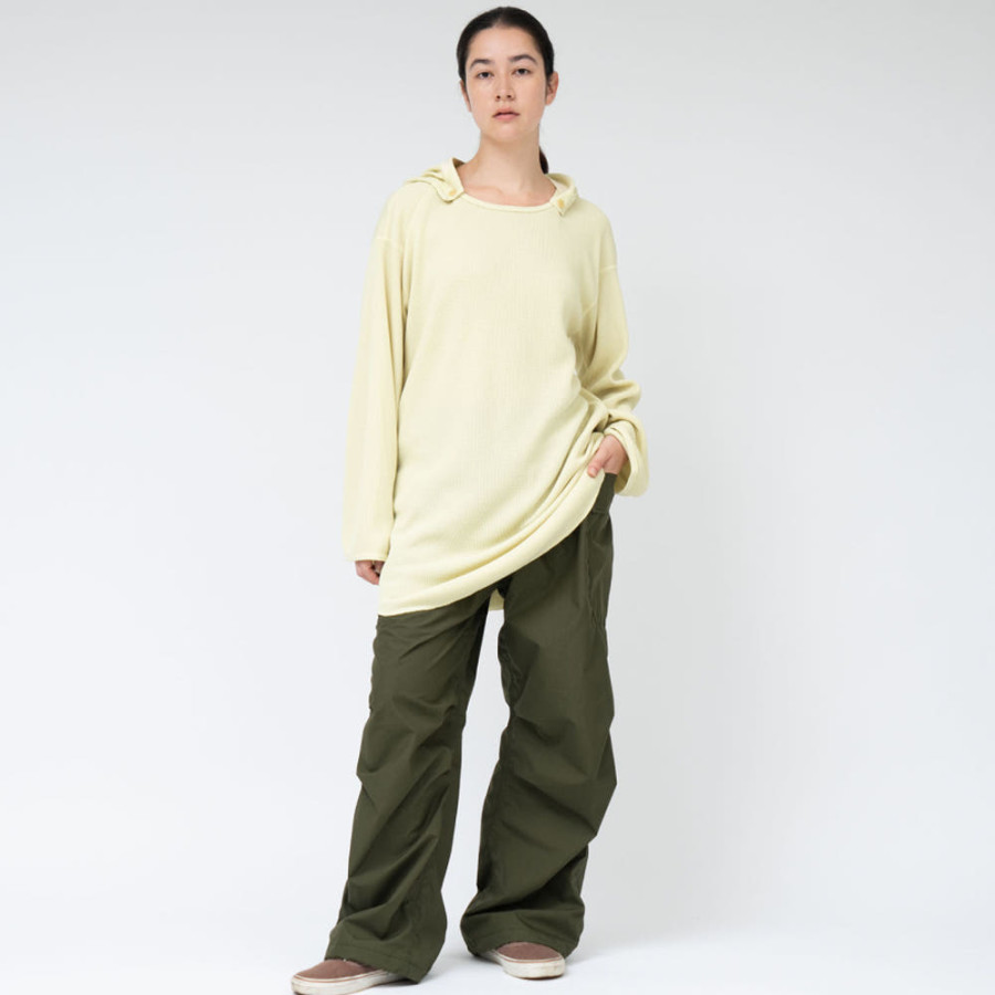 나나미카 여성 에코 블루 와플 파카 티셔츠 3컬러 S25SH027