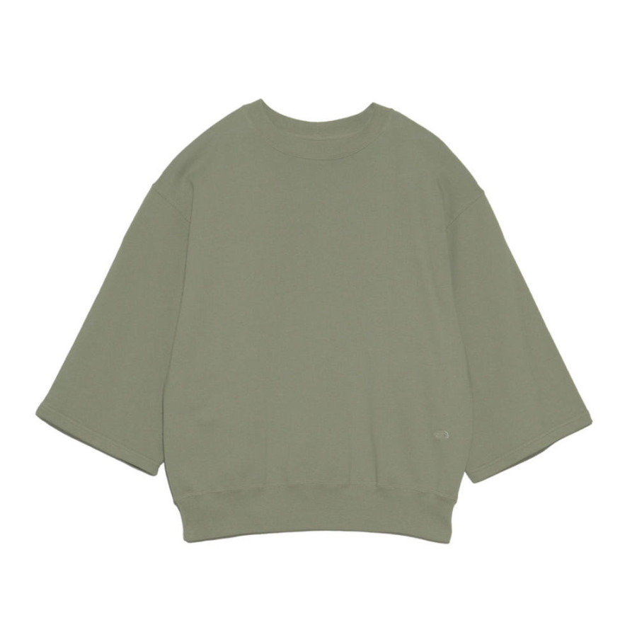 노스페이스 퍼플라벨 여성 11oz 필드 크롭 반소매 스위트 셔츠 3컬러 N25SH043