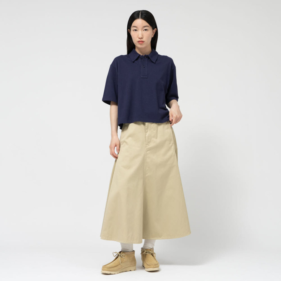 노스페이스 퍼플라벨 모스 스티치 필드 크롭 폴로 티셔츠 3컬러 N25SH092