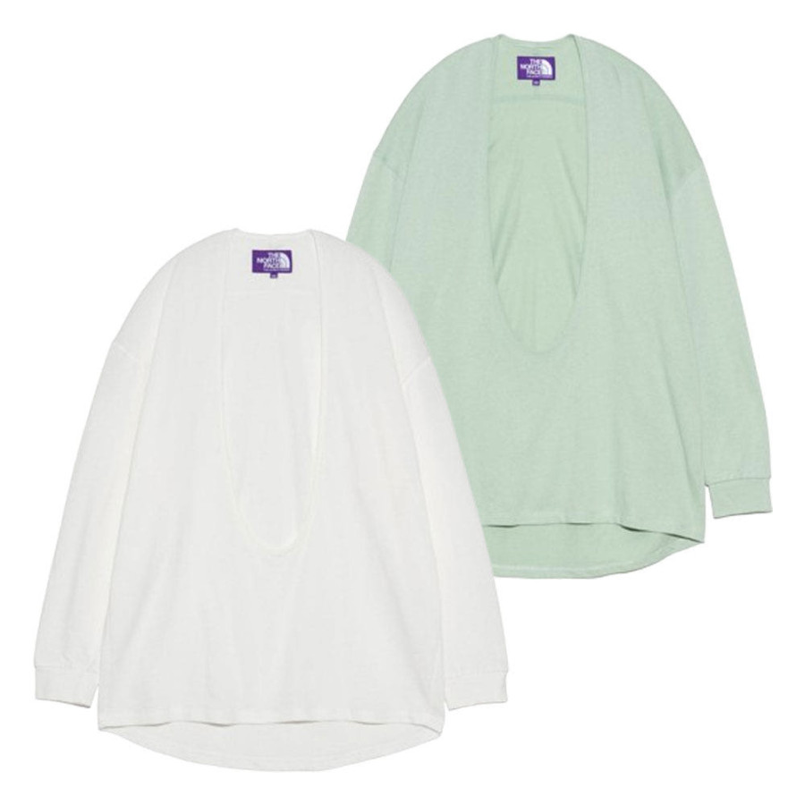 노스페이스 퍼플라벨 마이크로 프렌치 테리 풀오버 티셔츠 2컬러 N25SH047