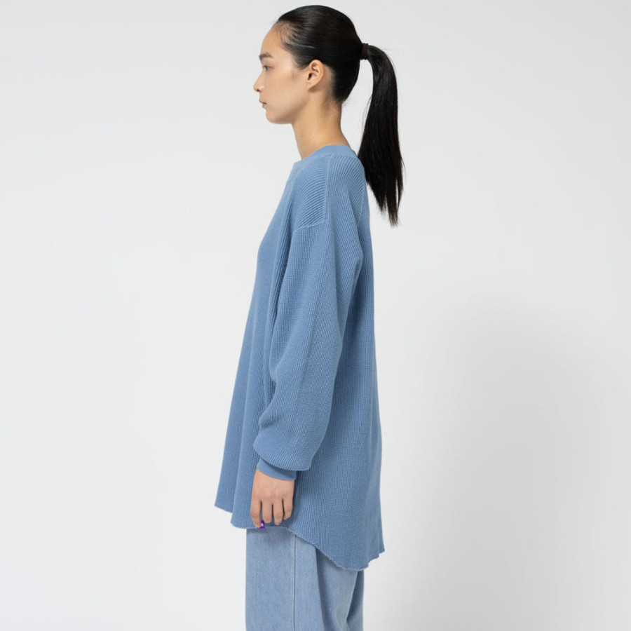 노스페이스 퍼플라벨 와플 크루넥 롱 티셔츠 3컬러 N25SH011