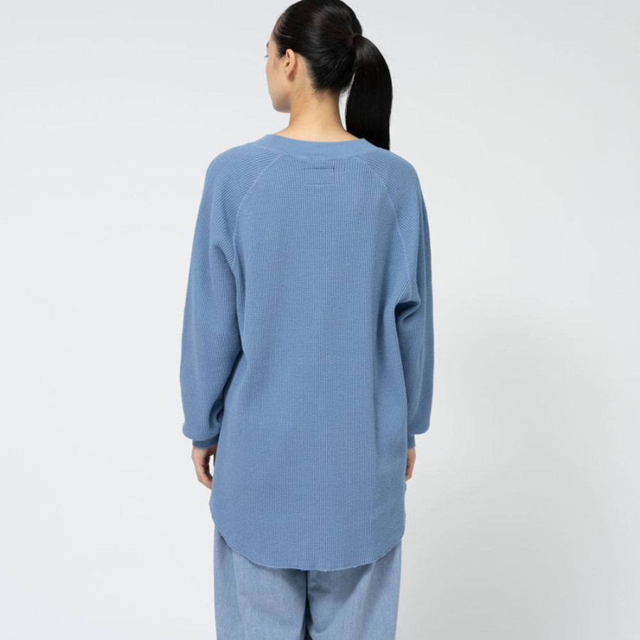 노스페이스 퍼플라벨 와플 크루넥 롱 티셔츠 3컬러 N25SH011