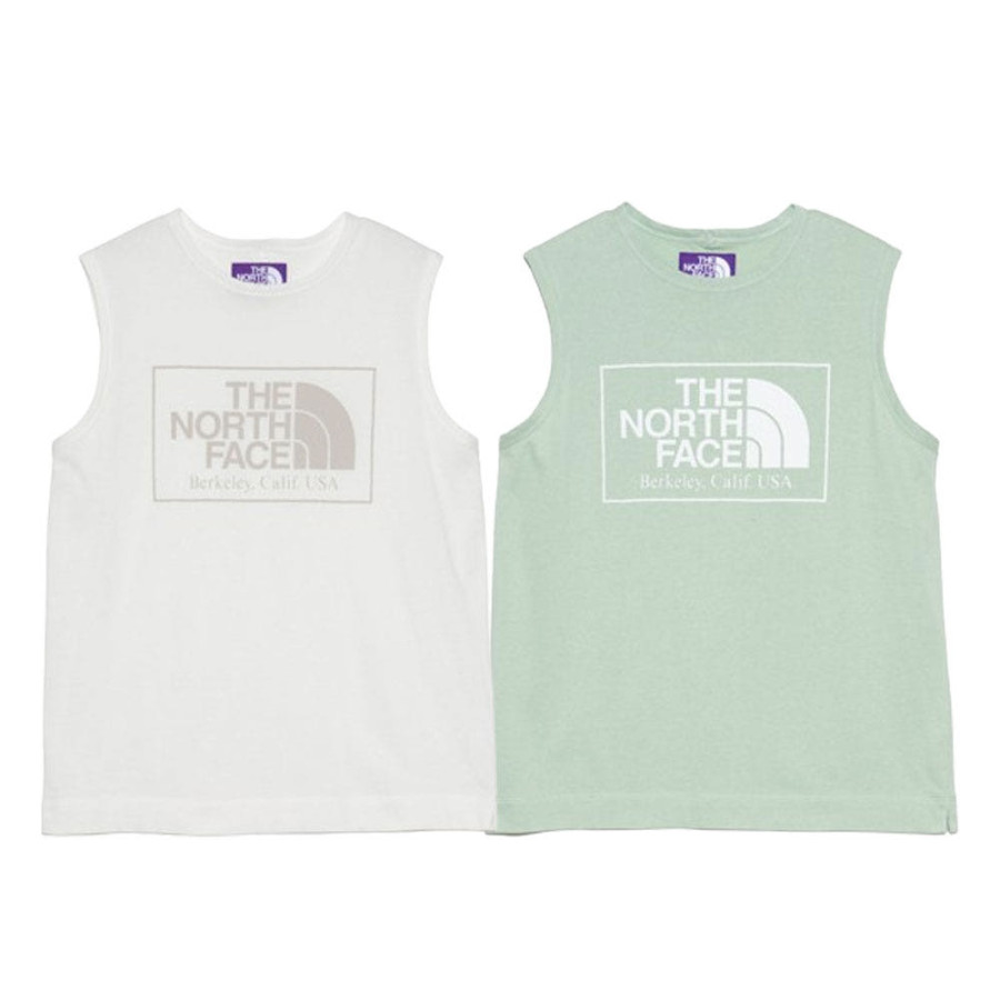 노스페이스 퍼플라벨 마이크로 프렌치 테리 민소매 티셔츠 2컬러 N25SH048