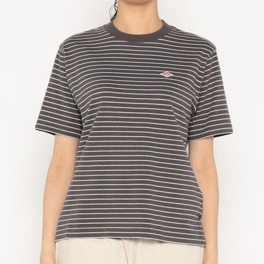 단톤 여성 코튼 저지 숏 티셔츠 스트라이프 5컬러 DT-C0404 FLC-ST DNB251L103-0013