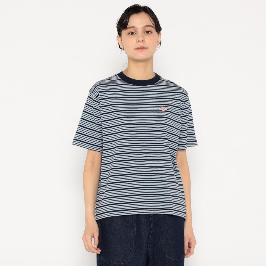 단톤 여성 코튼 저지 숏 티셔츠 스트라이프 5컬러 DT-C0404 FLC-ST DNB251L103-0013