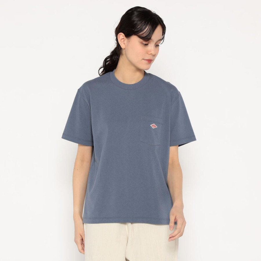 단톤 여성 반팔 포켓 티셔츠 플레인 8컬러 DT-C0197 TCB DNB251L103-0005