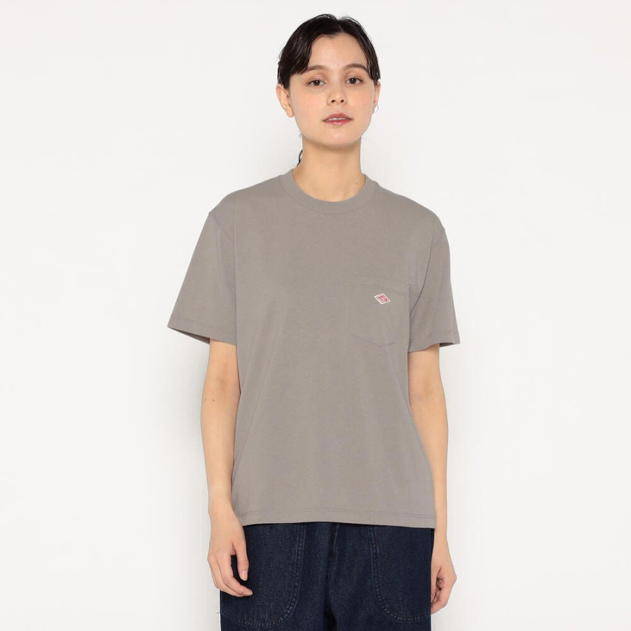 단톤 여성 반팔 포켓 티셔츠 플레인 8컬러 DT-C0197 TCB DNB251L103-0005