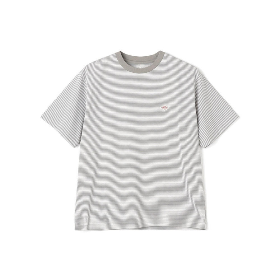 단톤 여성 숏 슬리브 이너 티셔츠 스트라이프 6컬러 DT-C0195 CVT-ST DNB251L103-0002