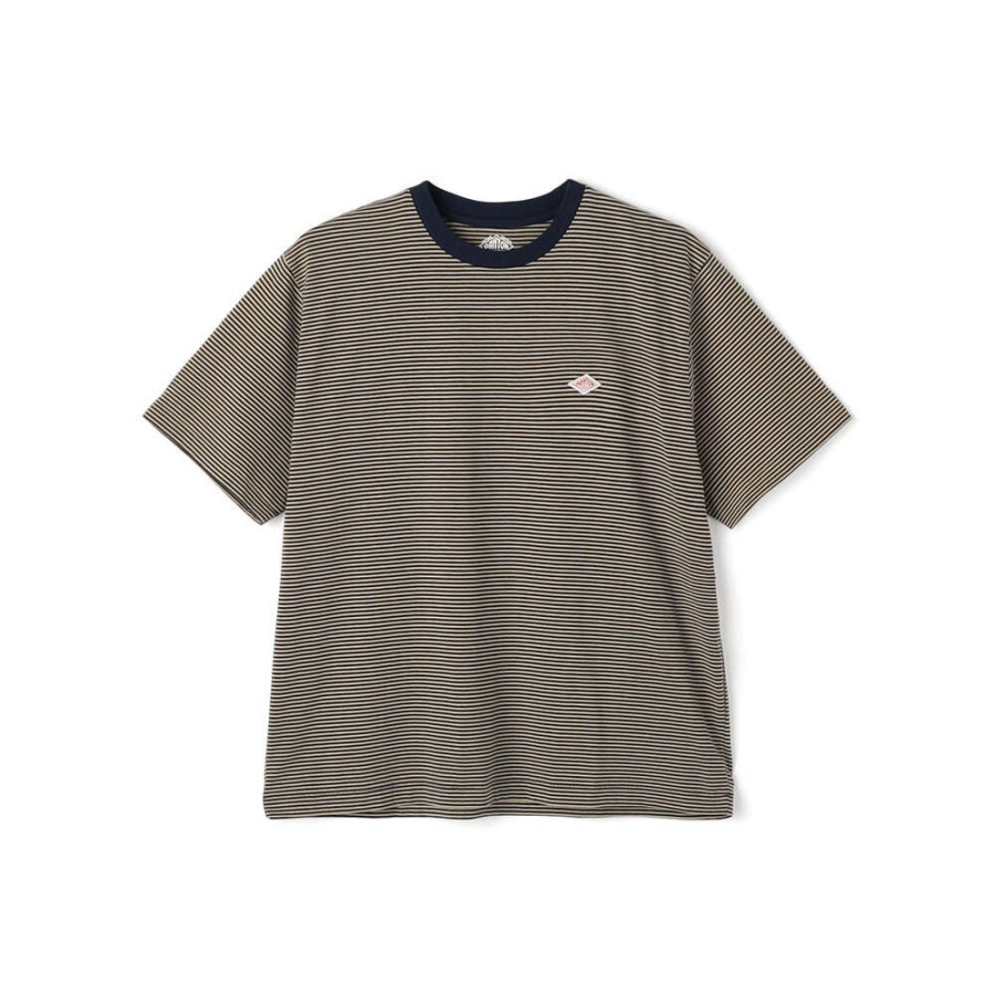 단톤 여성 숏 슬리브 이너 티셔츠 스트라이프 6컬러 DT-C0195 CVT-ST DNB251L103-0002