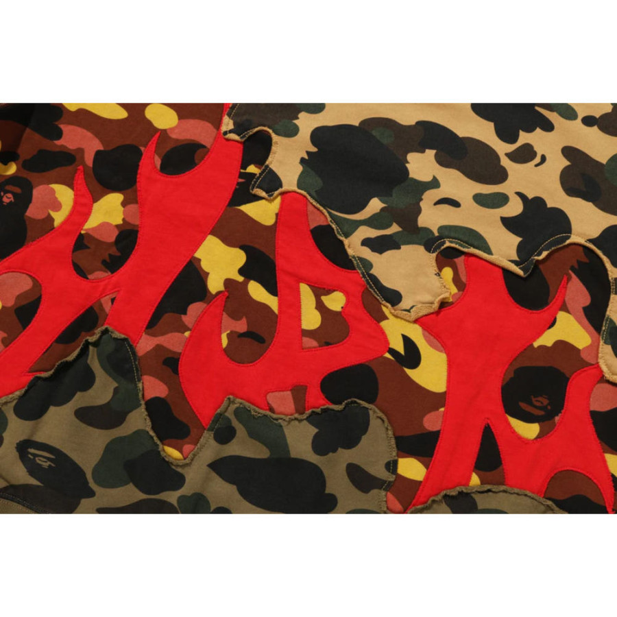 베이프 1ST 카모 업사이클 릴렉스핏 크루넥 스웻셔츠 멀티 1L80113305