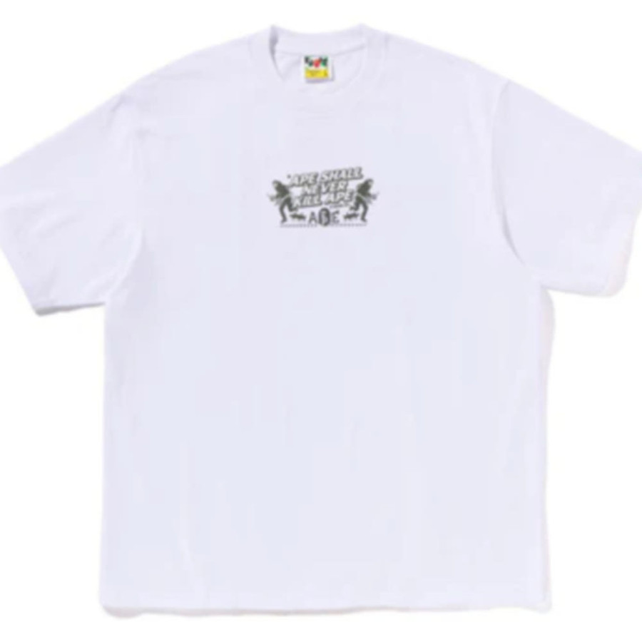 베이프 베이프 슬로건 릴렉스핏 티셔츠 2컬러 1L80110339