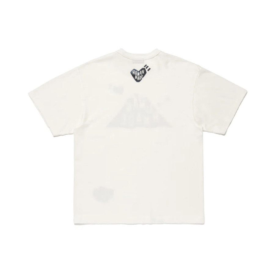 휴먼메이드 그래픽 티셔츠 화이트 HM29TE028