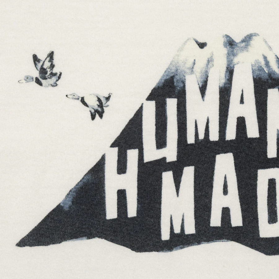 휴먼메이드 그래픽 티셔츠 화이트 HM29TE028