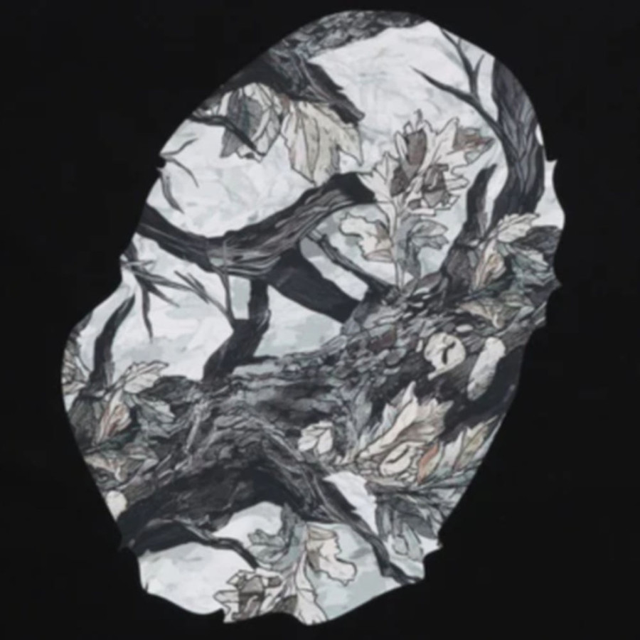 베이프 트리 엣지 카모 에이프 헤드 릴렉스핏 LS 티셔츠 2컬러 1L80111305