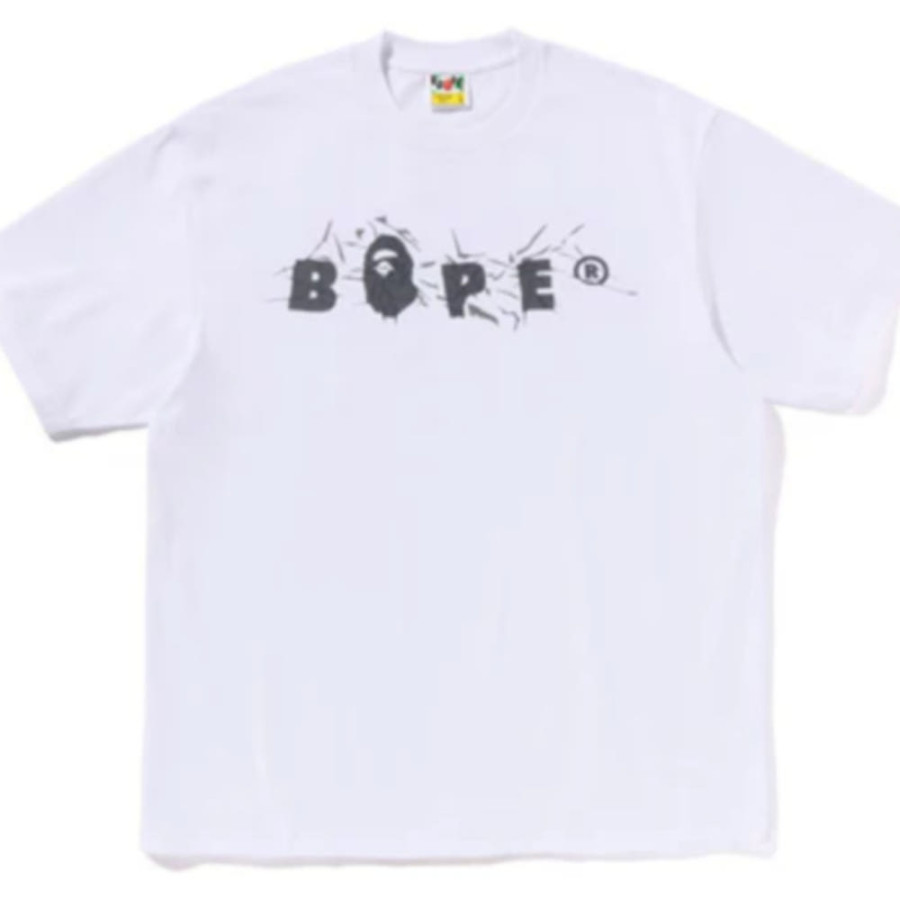베이프 링클 베이프 로고 릴렉스핏 티셔츠 2컬러 1L80110324