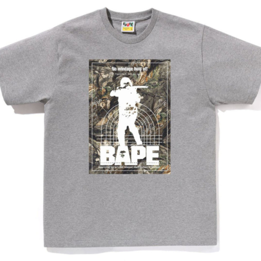 베이프 트리 엣지 카모 헌팅 티셔츠 2컬러 1L80110033