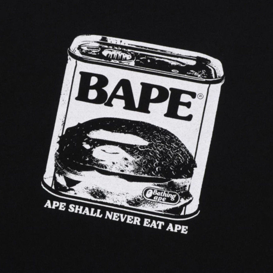 베이프 캔 푸드 베이프 로고 릴렉스핏 티셔츠 2컬러 1L80110336