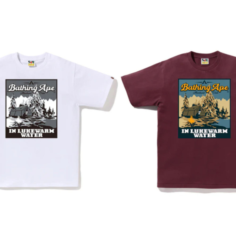 베이프 베이스 캠프 티셔츠 2컬러 1L80110052