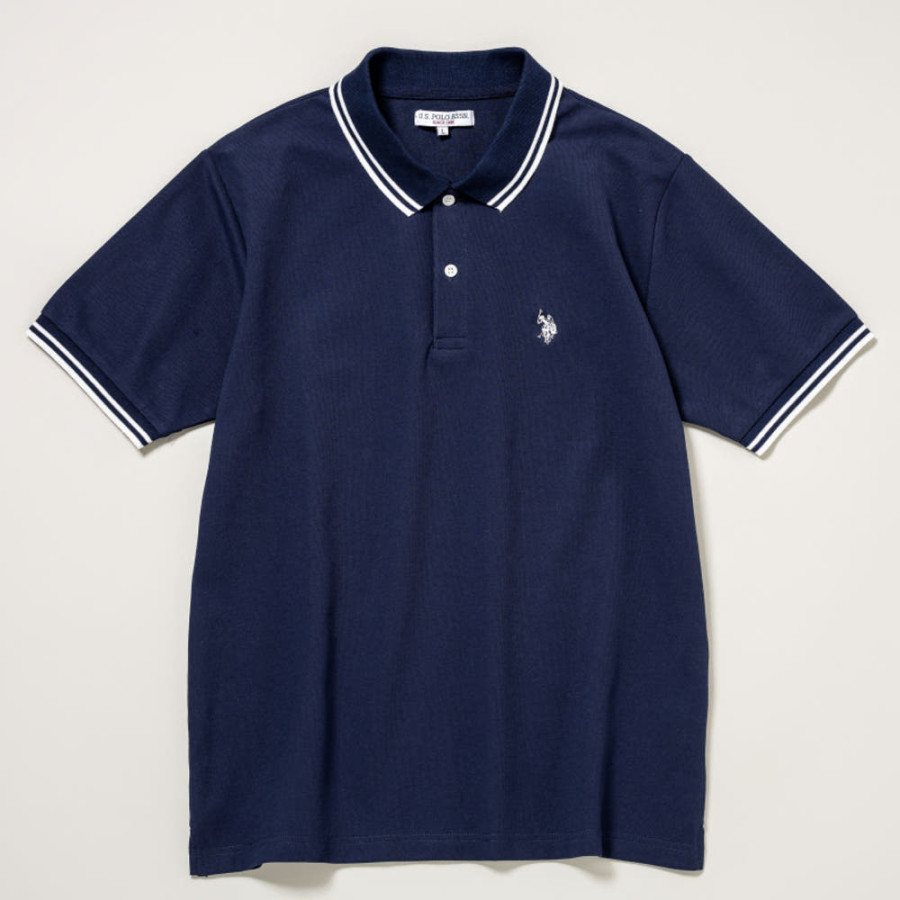 U.S. POLO ASSN. 유에스폴로에센 더블 호스맨 자수 카노코 폴로 셔츠 8컬러 PLM52119