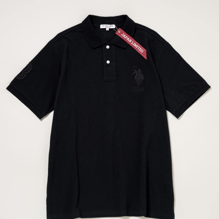 U.S. POLO ASSN. 유에스폴로에센 더블 호스맨 자수 카노코 넘버 폴로 셔츠 2컬러 PLM52107DQ