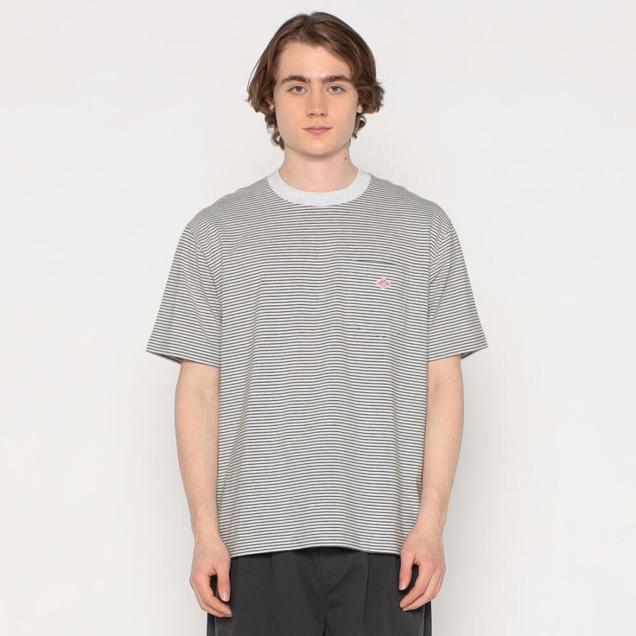 단톤 반팔 포켓 스트라이프 티셔츠 4컬러 DT-C0198 TCB-ST DNB252M103-0006