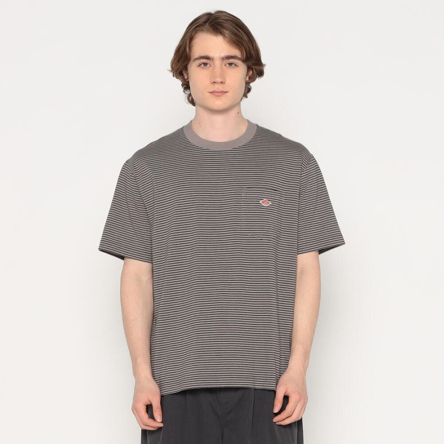 단톤 반팔 포켓 스트라이프 티셔츠 4컬러 DT-C0198 TCB-ST DNB252M103-0006