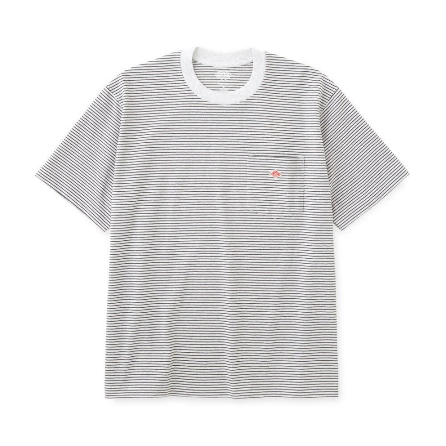 단톤 반팔 포켓 스트라이프 티셔츠 4컬러 DT-C0198 TCB-ST DNB252M103-0006